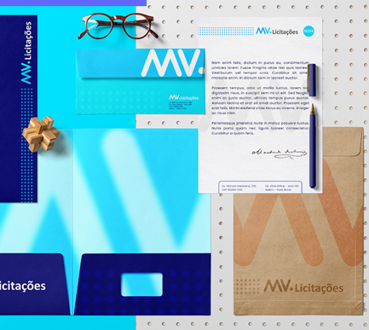Papelaria de escritório para MV Licitações
